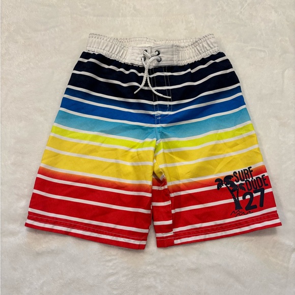 Bundle 5 Sets of Swimming Trunks Boys Sz 4 & 5 - Picture 10 of 11